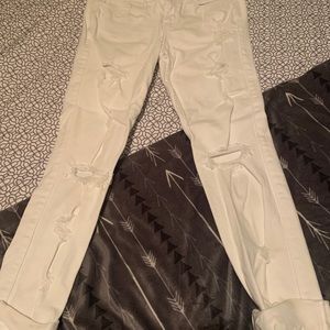 White Hollister Jeans